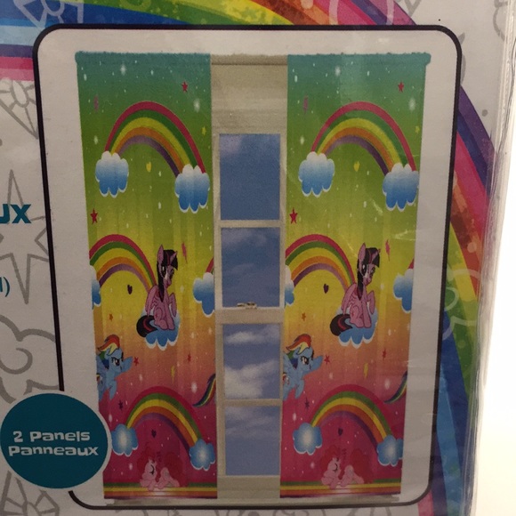 My Little Pony Rainbow Dreams Room Darkening Drapes Window Curtains 2 Pa… - Picture 4 of 13